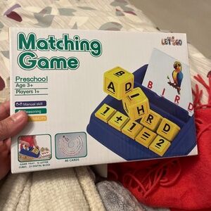 Matching game age 3+ new